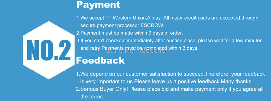 Payment and feedback