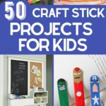 Popsicle stick crafts collage