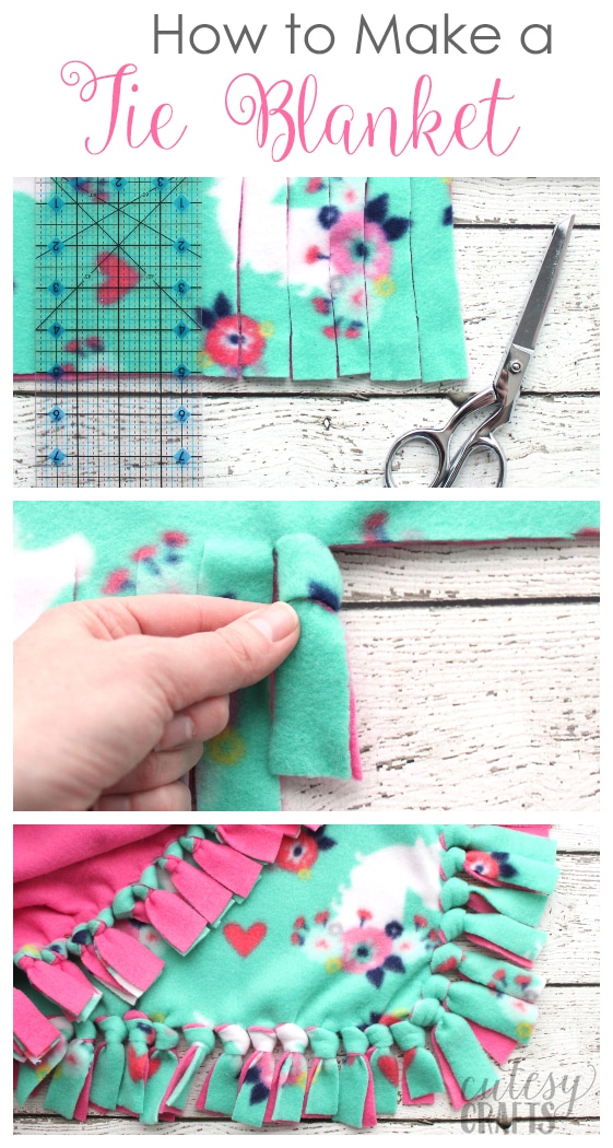 How to Make a Tie Blanket from Fleece