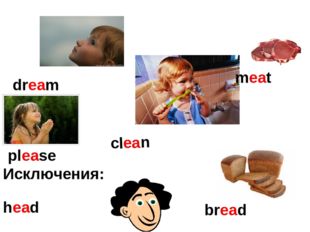  clean meat dream please Исключения: head bread 
