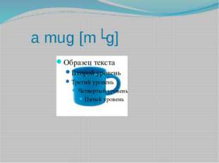 a mug [mʌg] 