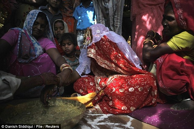 Differences: The ceremony between two as young as them may sound shocking and unusual to some but in India it is nothing unheard of