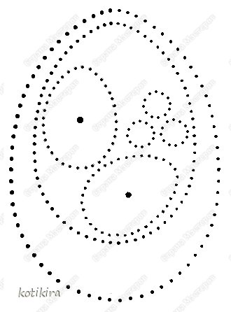 Схемы-рисунки в технике изонить пасха
