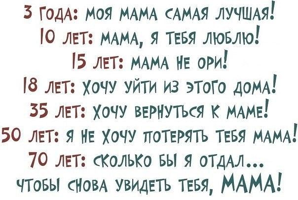 Жизненные и мудрые картинки про родителей с надписями (9)