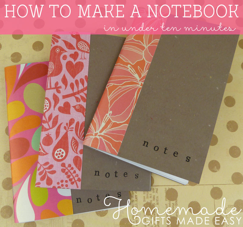 how to make a notebook