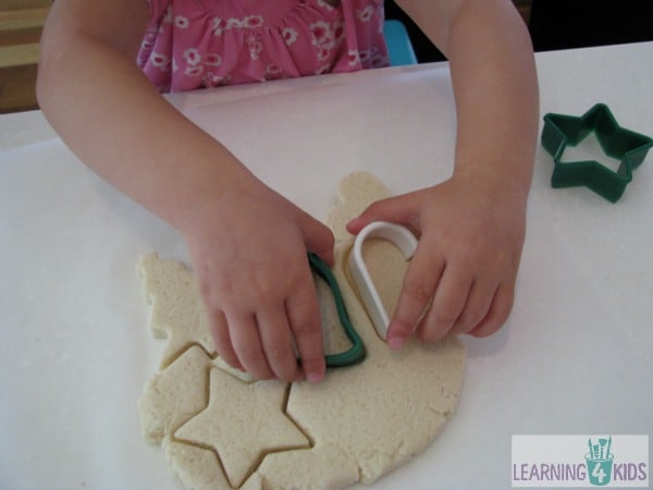 Salt dough christmas ornaments