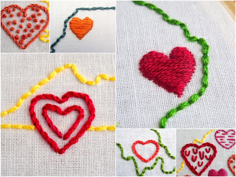 Heart Embroidery Patterns